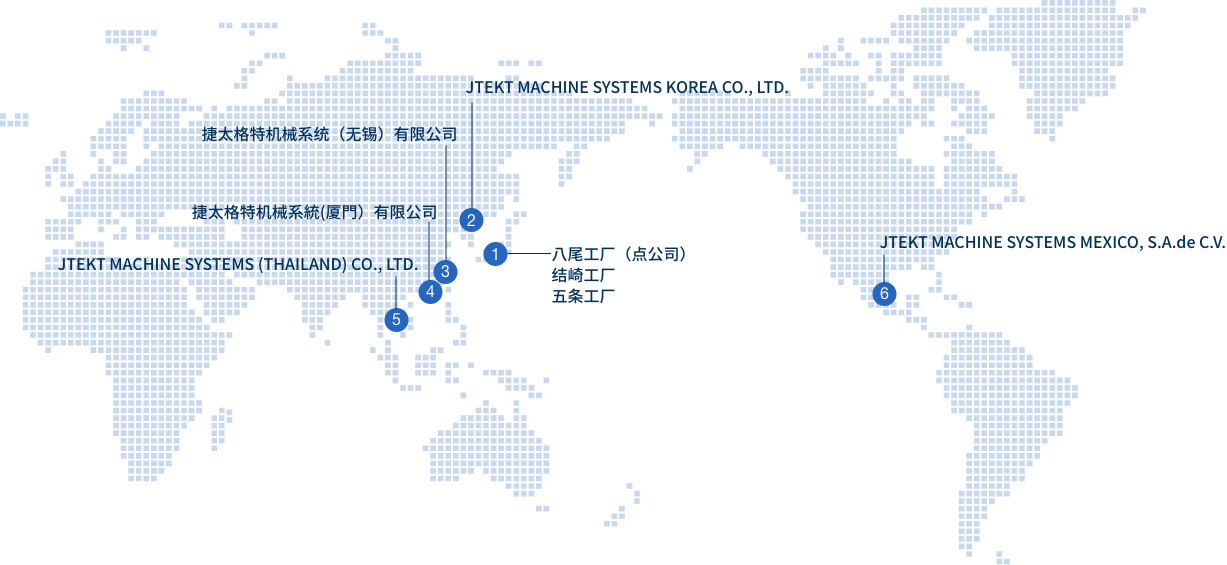 KOYO MACHINE INDUSTRIES CO.,LTD. 生产基地/关联公司